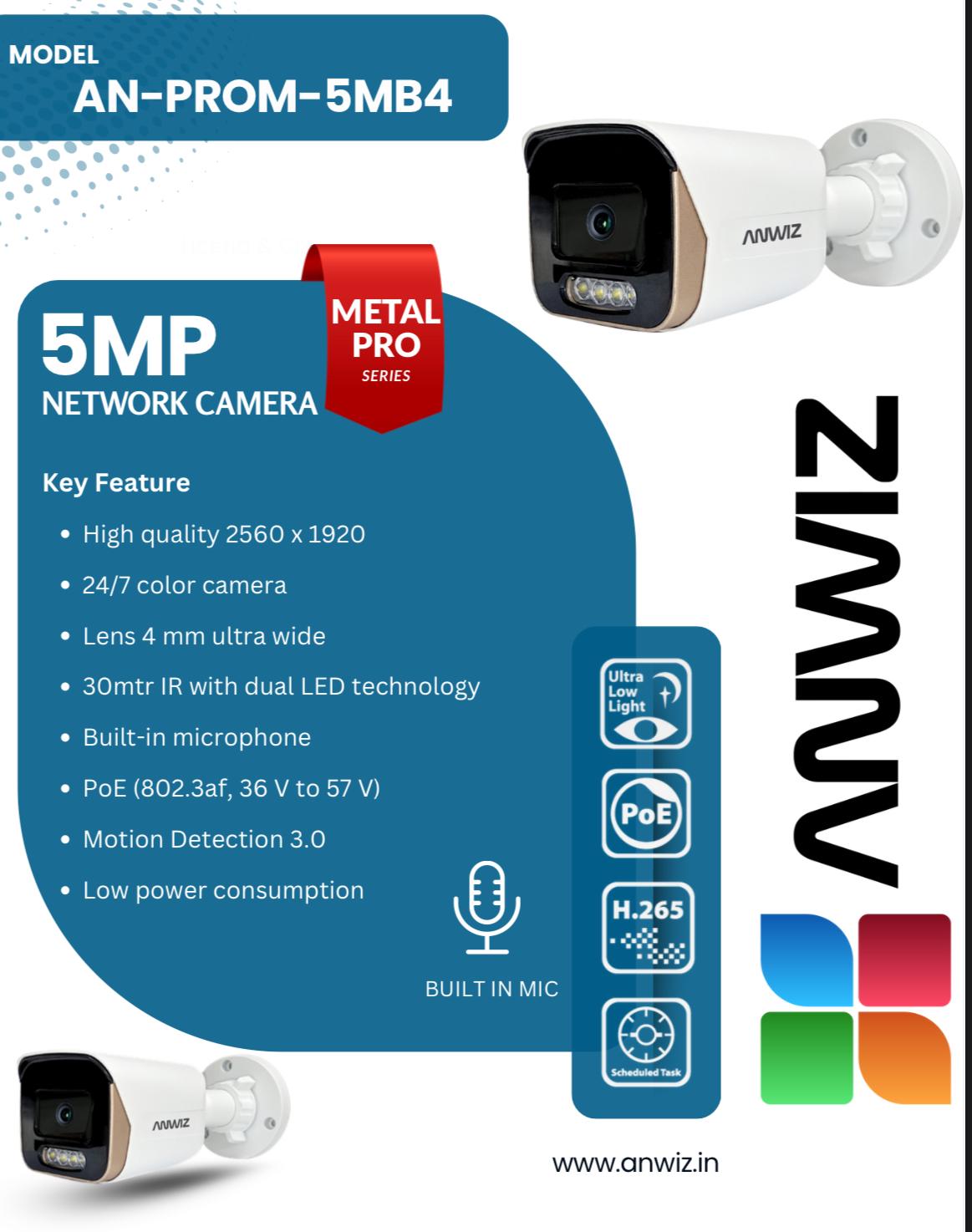 ANWIZ 5MP IP GOLD (AN-PROM-5MB4)