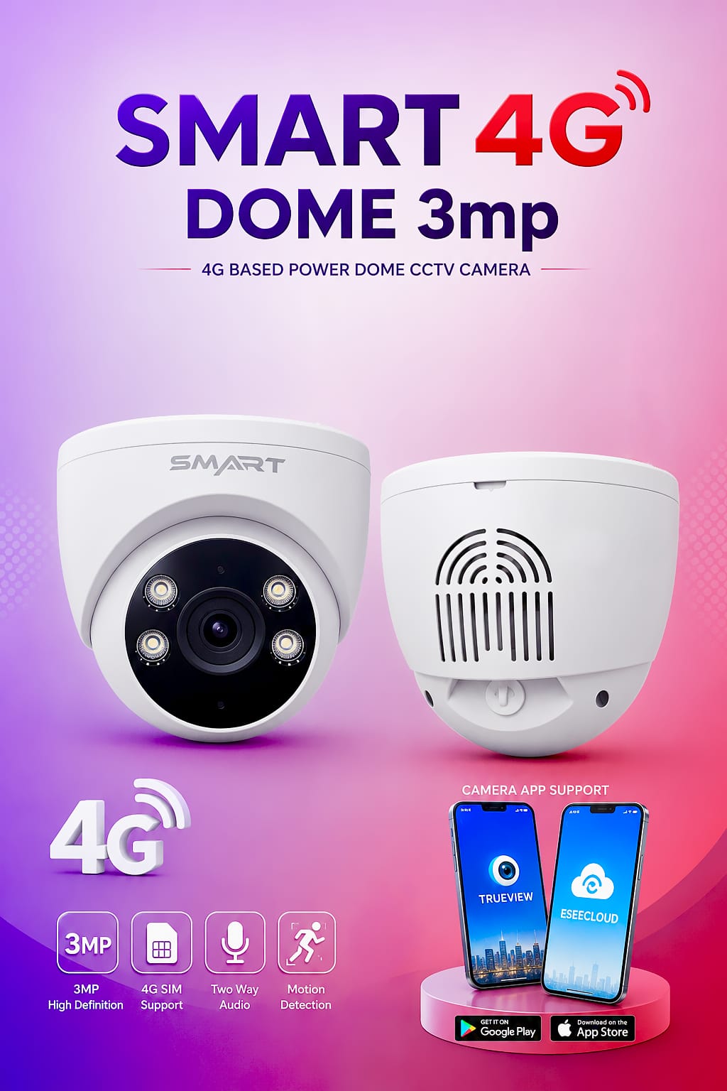 SMART 4G DOME 3MP
