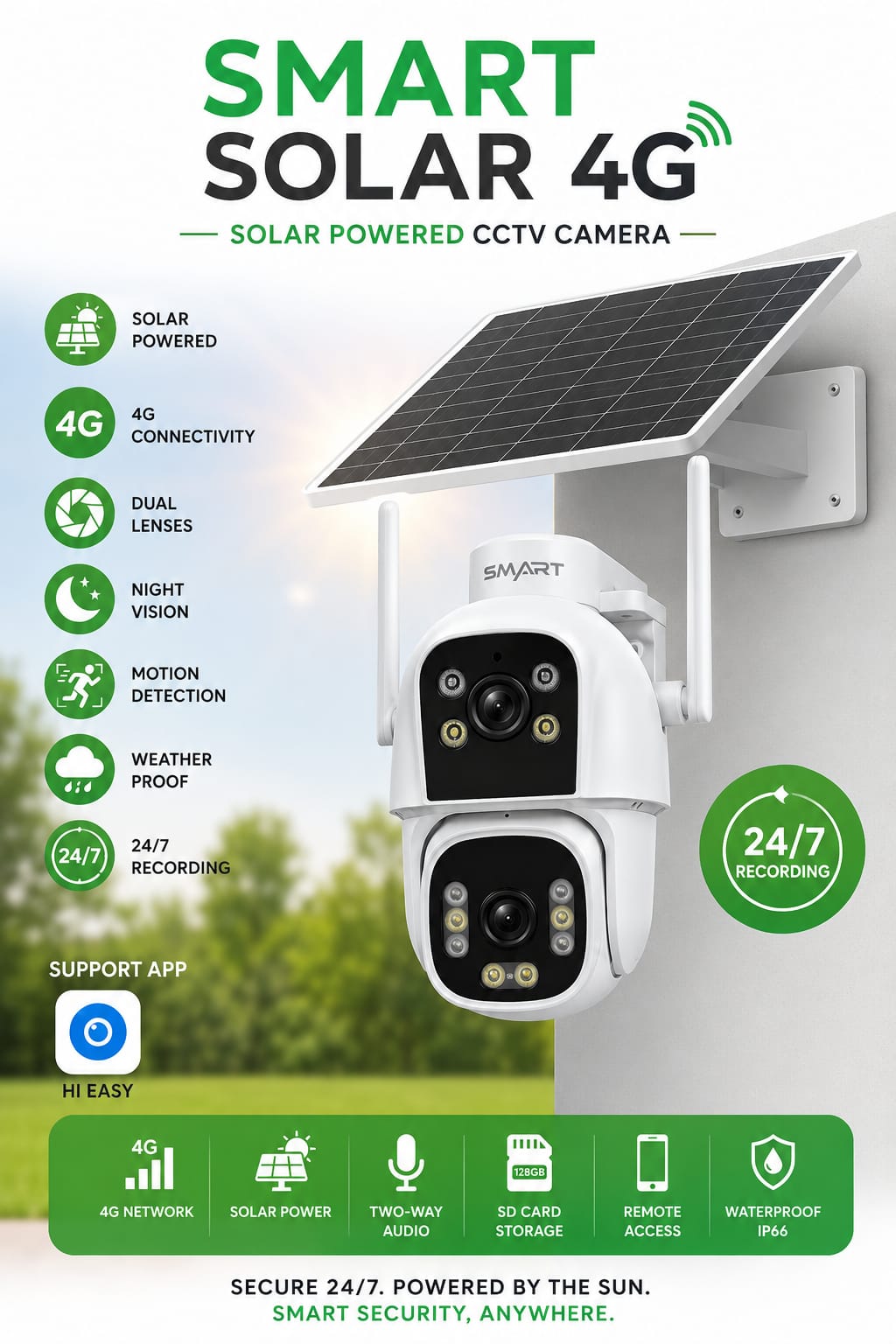 SMART SOLAR 4G LINKAGE CAMERA