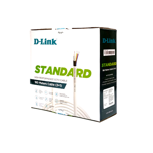 D LINK 3+1 180MTRS STANDARD CABLE