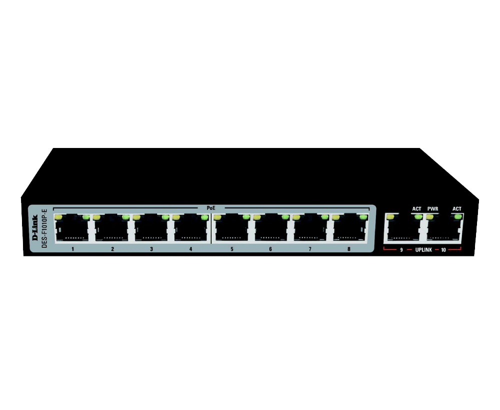 D LINK 8PORT POE (DES-F1010P-E)