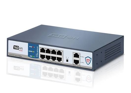 YADON 8PORT POE SWITCH WITH BACKUP