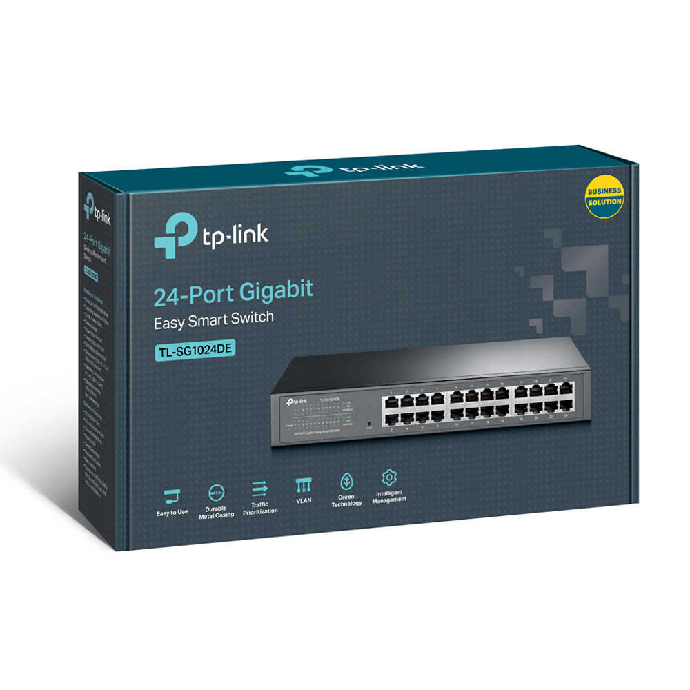 TP LINK 24 PORT GIGA SWITCH (SG1024DE)