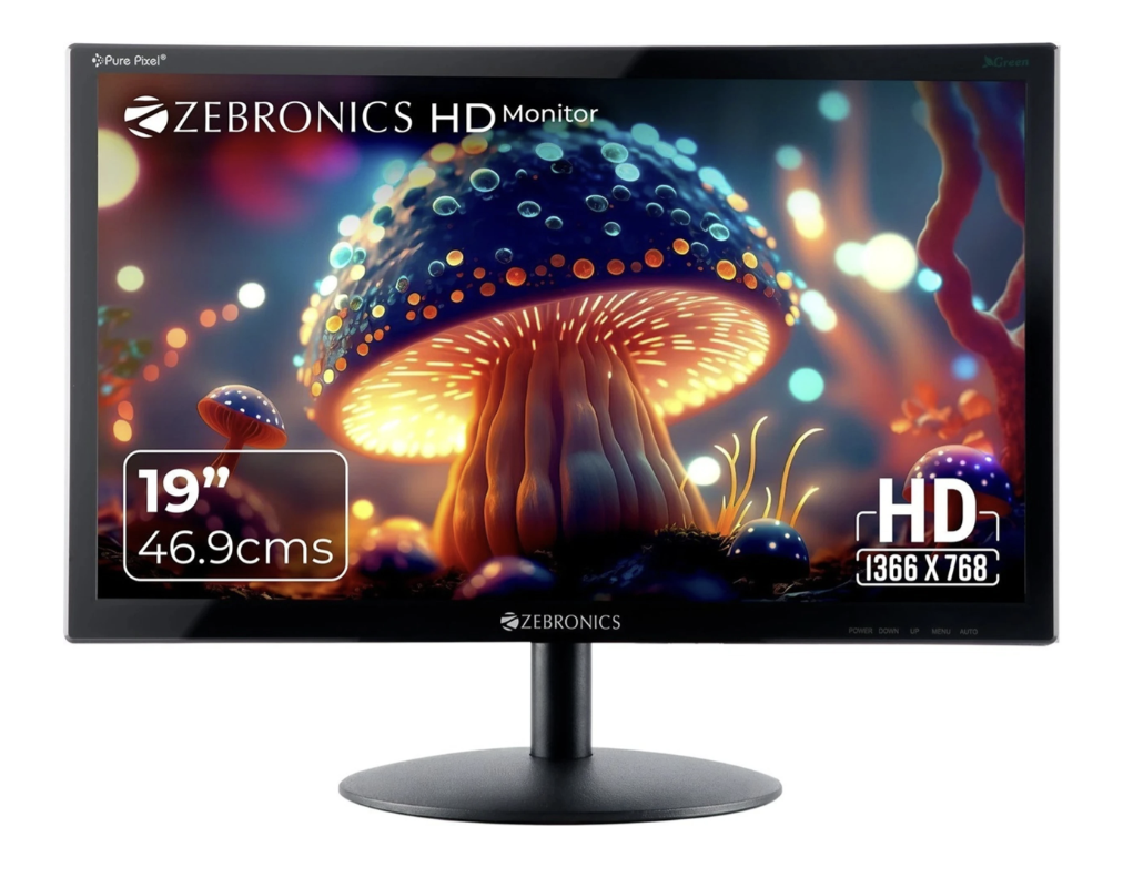 ZEBRONICS 19 INCH MONITOR