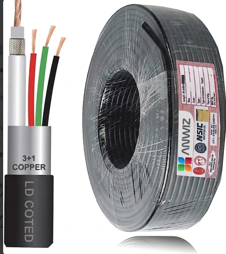 ANWIZ 3+1 BLAK COPPER PREMIUM CABEL