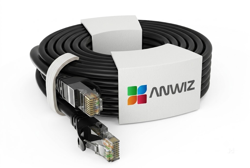ANWIZ CAT6 BLACK CABEL
